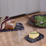 MARBLE butter box in black / grey, Mette Ditmer