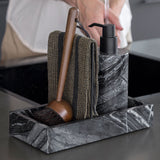 MARBLE tall dispenser in black / grey, Mette Ditmer