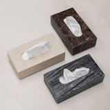 MARBLE tissue cover in brown, Mette Ditmer