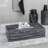 MARBLE tissue cover in black / grey, Mette Ditmer