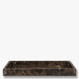 MARBLE deco tray in brown, Mette Ditmer