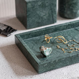 MARBLE deco tray in dark forest, Mette Ditmer