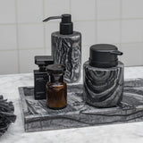 MARBLE low dispenser in black / grey, Mette Ditmer