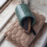 MARBLE toothbrush holder in dark forest, Mette Ditmer