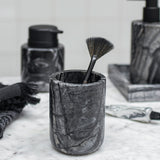 MARBLE toothbrush holder in black / grey, Mette Ditmer