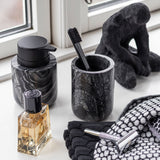 MARBLE toothbrush holder in black / grey, Mette Ditmer