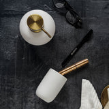 LOTUS low dispenser in white, Mette Ditmer