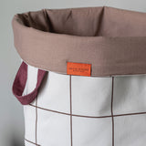 MESH laundry bag in brown / off-white, Mette Ditmer