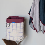 MESH laundry bag in cobalt/sand, Mette Ditmer