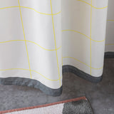 MESH shower curtain in yellow, Mette Ditmer