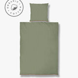 MINI bed set in pine green / tan, Mette Ditmer