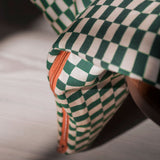 MINI bed set in pine green / tan, Mette Ditmer