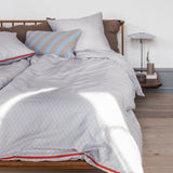 MINI bed set in light blue / tan, Mette Ditmer