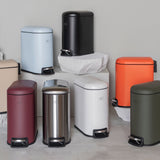 MINI-WALTHER pedal bin in steel, Mette Ditmer