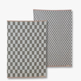 MINI-MAX tea towel in dark olive, 2-pack, Mette Ditmer
