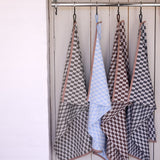 MINI-MAX tea towel in dark grey, 2-pack, Mette Ditmer