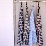 MINI-MAX tea towel in brown, 2-pack, Mette Ditmer