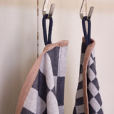 MINI-MAX tea towel in dark grey, 2-pack, Mette Ditmer