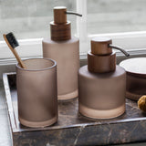 MODEST tall dispenser in walnut, Mette Ditmer