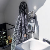 MOROCCO towel in black/white, Mette Ditmer