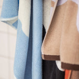 NOVA ARTE towel in light blue / off-white, Mette Ditmer