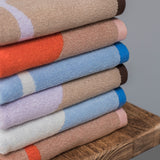 NOVA ARTE towel in light blue / off-white, Mette Ditmer