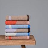 NOVA ARTE towel in latte / orange, Mette Ditmer