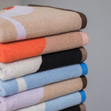 NOVA ARTE towel in latte / orange, Mette Ditmer