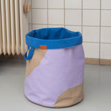 NOVA ARTE laundry bag in sand / lilac, Mette Ditmer