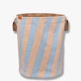 NOVA ARTE laundry bag in light blue / powder rose, Mette Ditmer