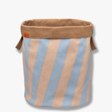 NOVA ARTE laundry bag in light blue / powder rose, Mette Ditmer