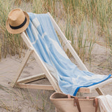 NOVA ARTE towel in light blue / off-white, Mette Ditmer