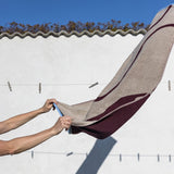 NOVA ARTE towel in wine / sand, Mette Ditmer