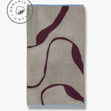 NOVA ARTE towel in wine / sand, Mette Ditmer