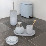 OPAL toilet brush holder in light blue, Mette Ditmer