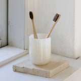OPAL toothbrush holder in linen, Mette Ditmer