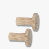 POINT hook in natural, long, 2-pack, Mette Ditmer