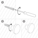 POINT hook in natural, short, 2-pack, Mette Ditmer