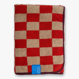 RETRO beach towel in dark orange, Mette Ditmer