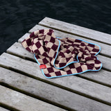 RETRO beach towel in wine, Mette Ditmer