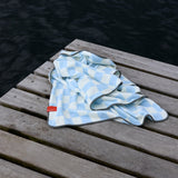 RETRO beach towel in light blue, Mette Ditmer