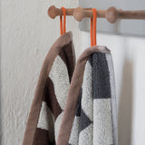 RETRO towel in dark grey, Mette Ditmer