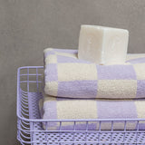 RETRO towel in lilac, Mette Ditmer