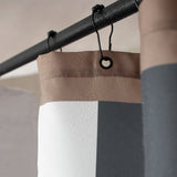 RETRO shower curtain in dark grey, Mette Ditmer