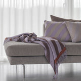 ACROSS kilim cushion cover in light grey, Mette Ditmer