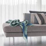 ACROSS kilim cushion cover in light grey, Mette Ditmer