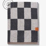 RETRO towel in dark grey, Mette Ditmer