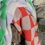 RETRO towel in dark orange, Mette Ditmer
