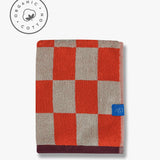 RETRO towel in dark orange, Mette Ditmer