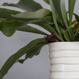 RIBBON vase in off-white, large, Mette Ditmer